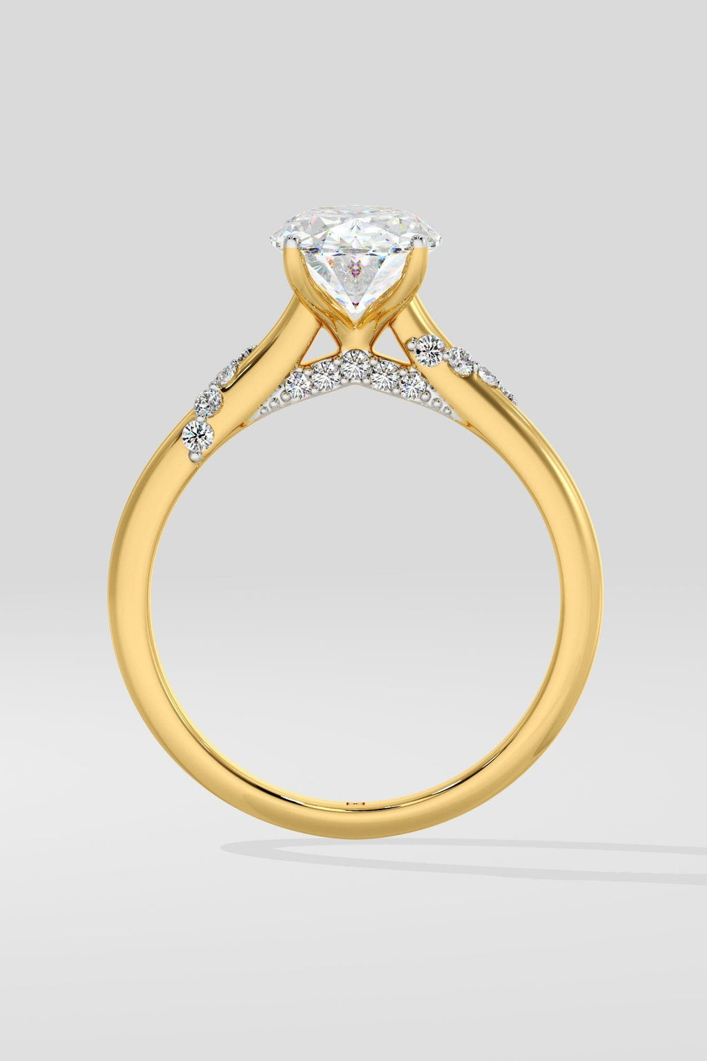 2 ct Elena Oval Solitaire Ring
