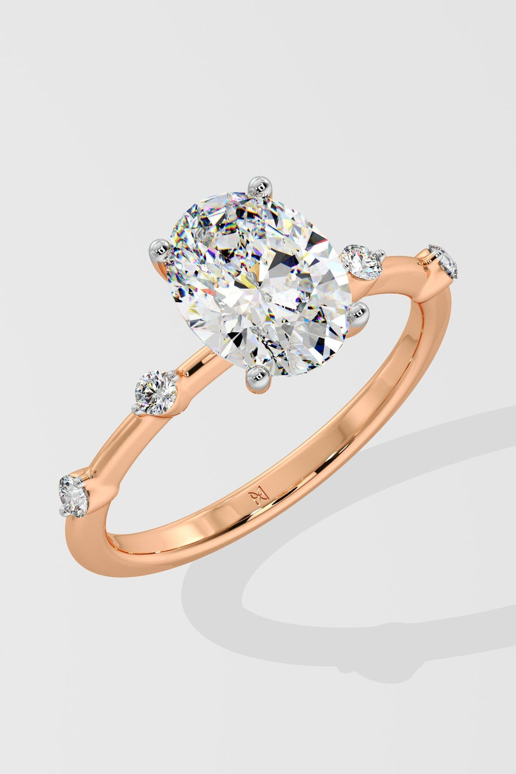 1.5 ct Spaced Oval Ring