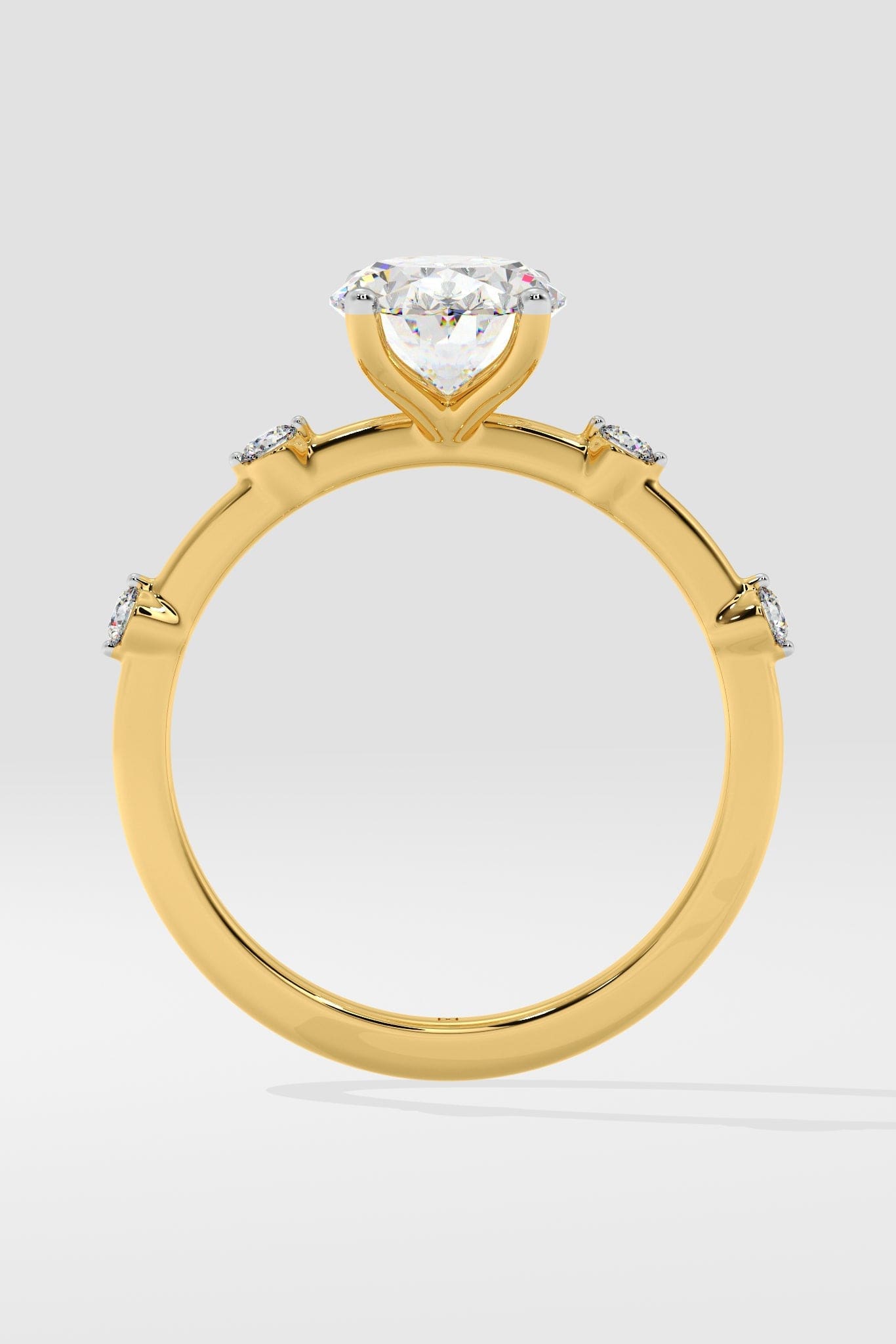 1.5 ct Spaced Oval Ring