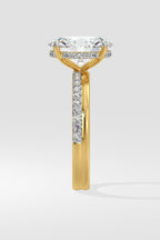 2.5 ct Oval Double Band Ring