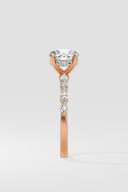 1.5 ct Round Askew Solitaire Ring