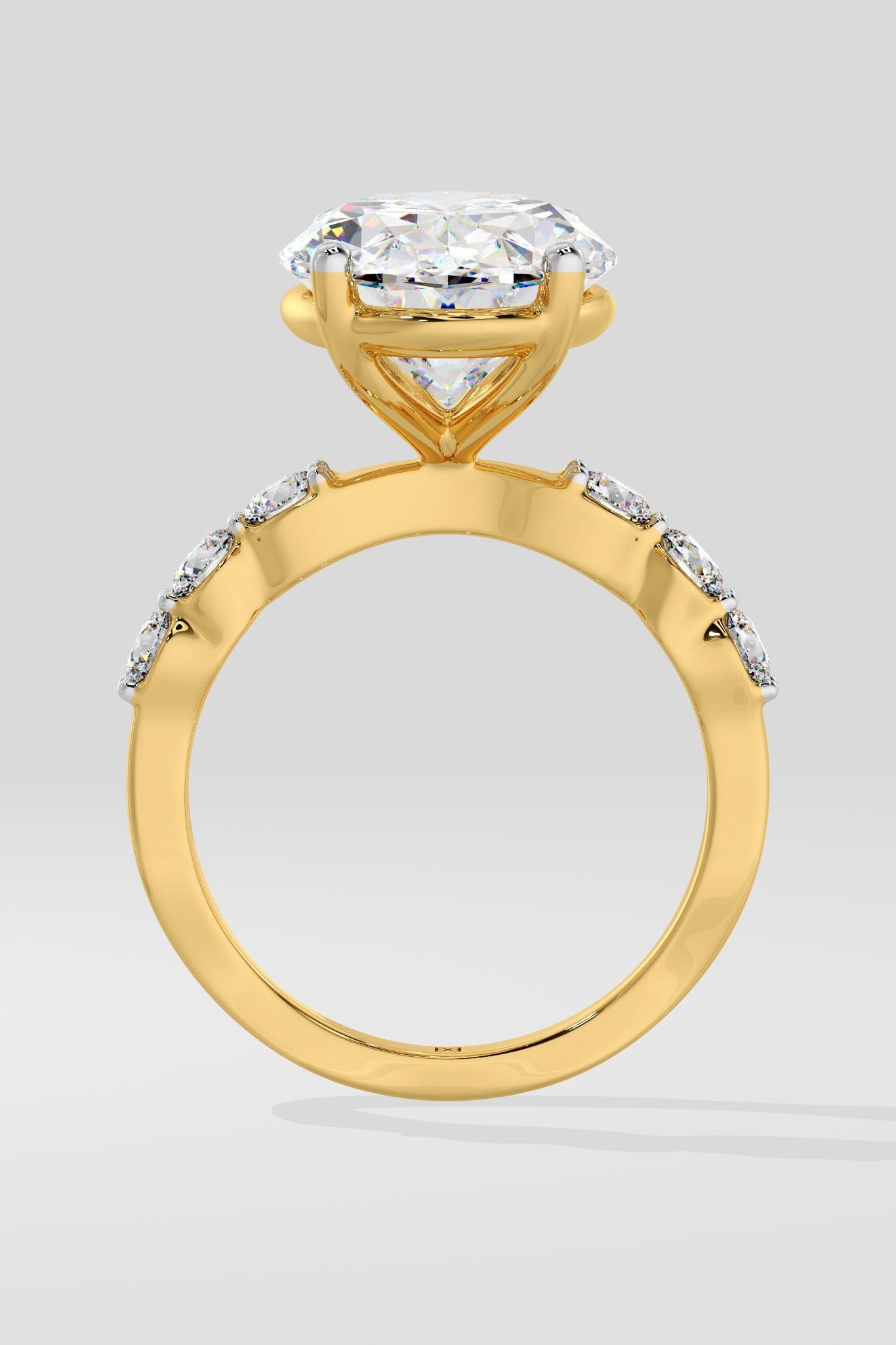 7 ct Oval Solitaire Ring