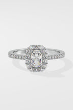 1 ct Radiant Gala Halo Ring