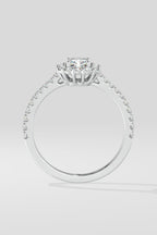 1 ct Radiant Gala Halo Ring