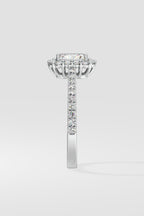 1 ct Radiant Gala Halo Ring