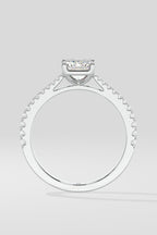 1 ct Emerald Solitaire Ring