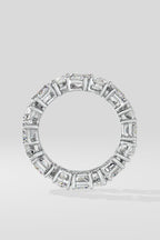 Pear & Emerald Eternity Band
