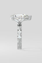3 ct Pear Inegale Ring