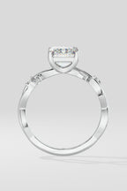 2.5 ct Emerald Willow Ring