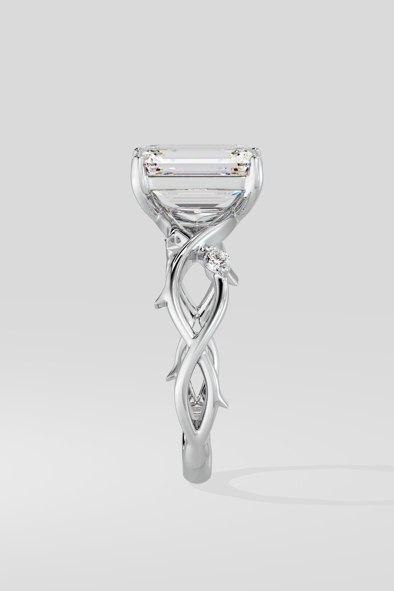 2.5 ct Emerald Willow Ring