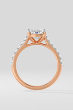 2 ct Cushion Classic Ring