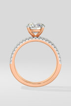 1.5 ct Triple Band Solitaire Ring