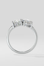 Princess & Pear Toi-et-Moi Ring