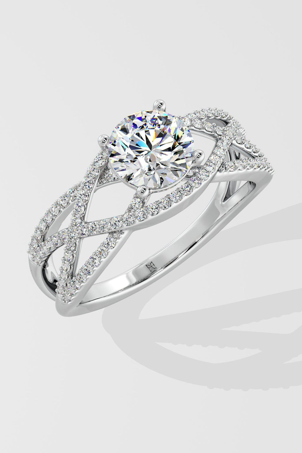 1.5 ct Ripple Solitaire Ring