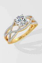 1.5 ct Ripple Solitaire Ring