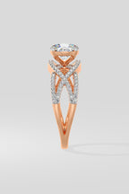 1.5 ct Ripple Solitaire Ring
