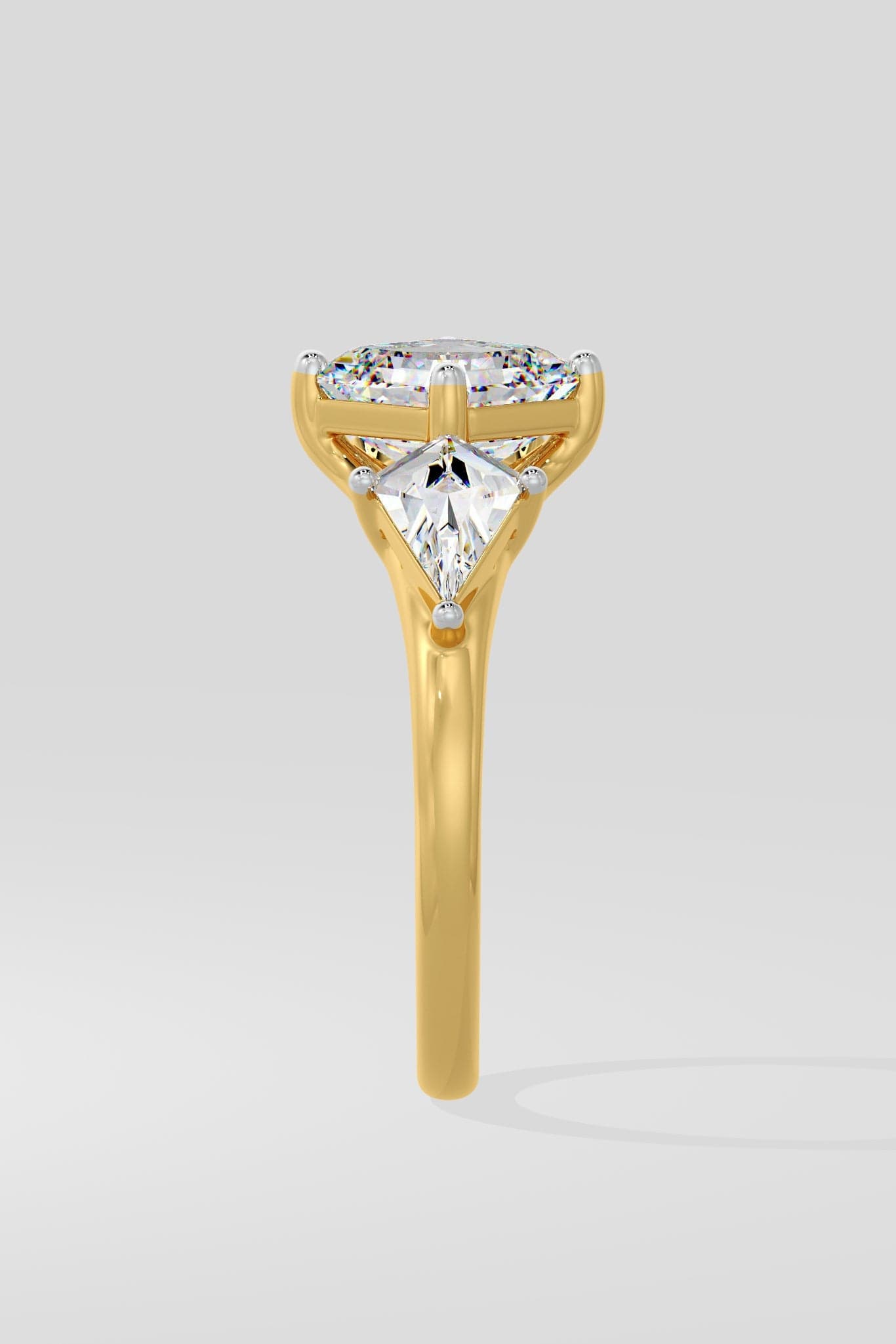 2 ct Princess Kite Ring