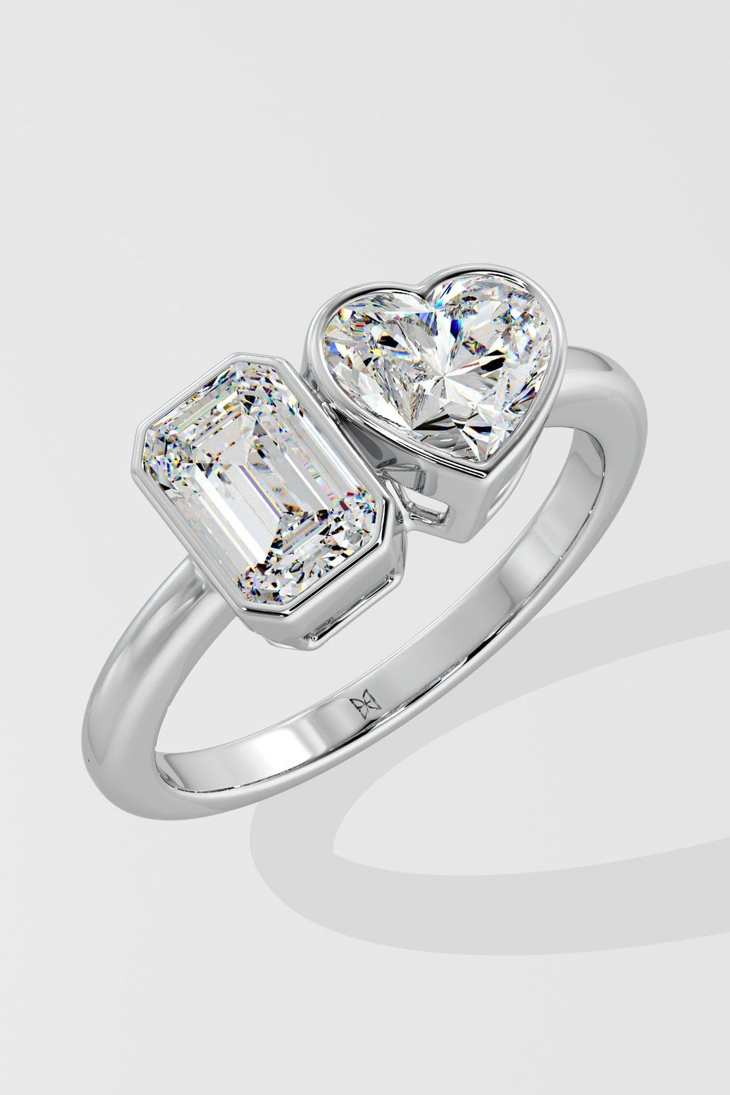 Toi-et-Moi Bezel Ring