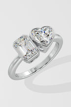 Toi-et-Moi Bezel Ring