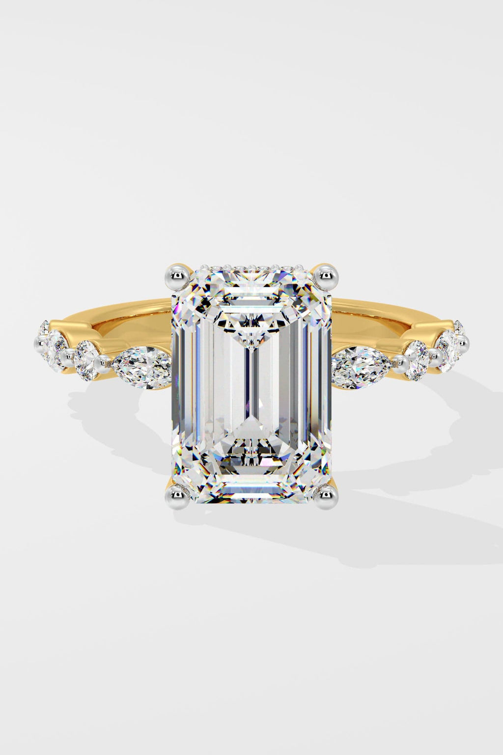 4 ct Emerald Askew Ring