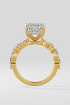 4 ct Emerald Askew Ring