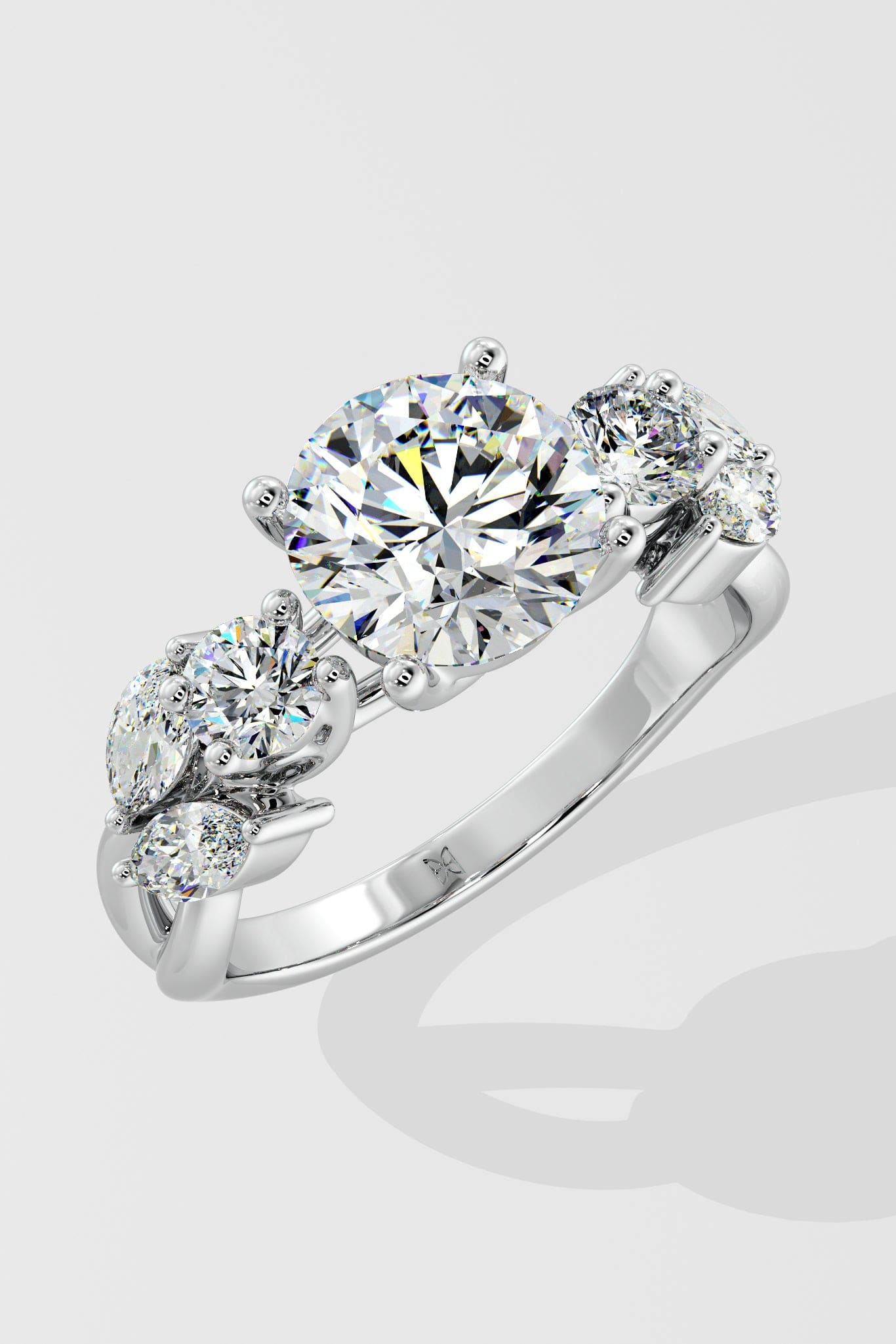 1.5 ct Plume Ring