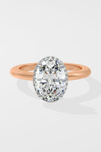 2 ct Oval Halo Ring
