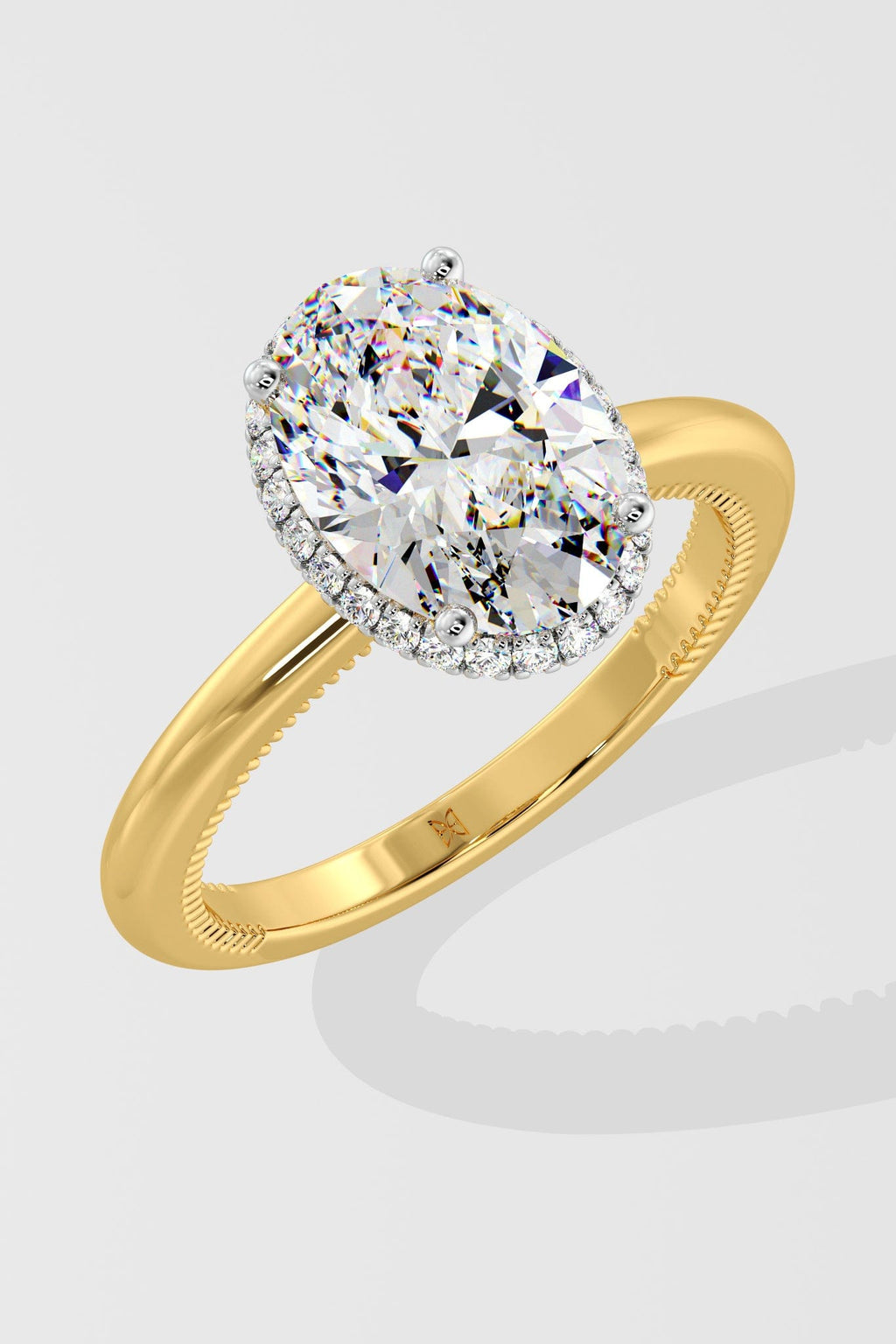 2 ct Oval Halo Ring