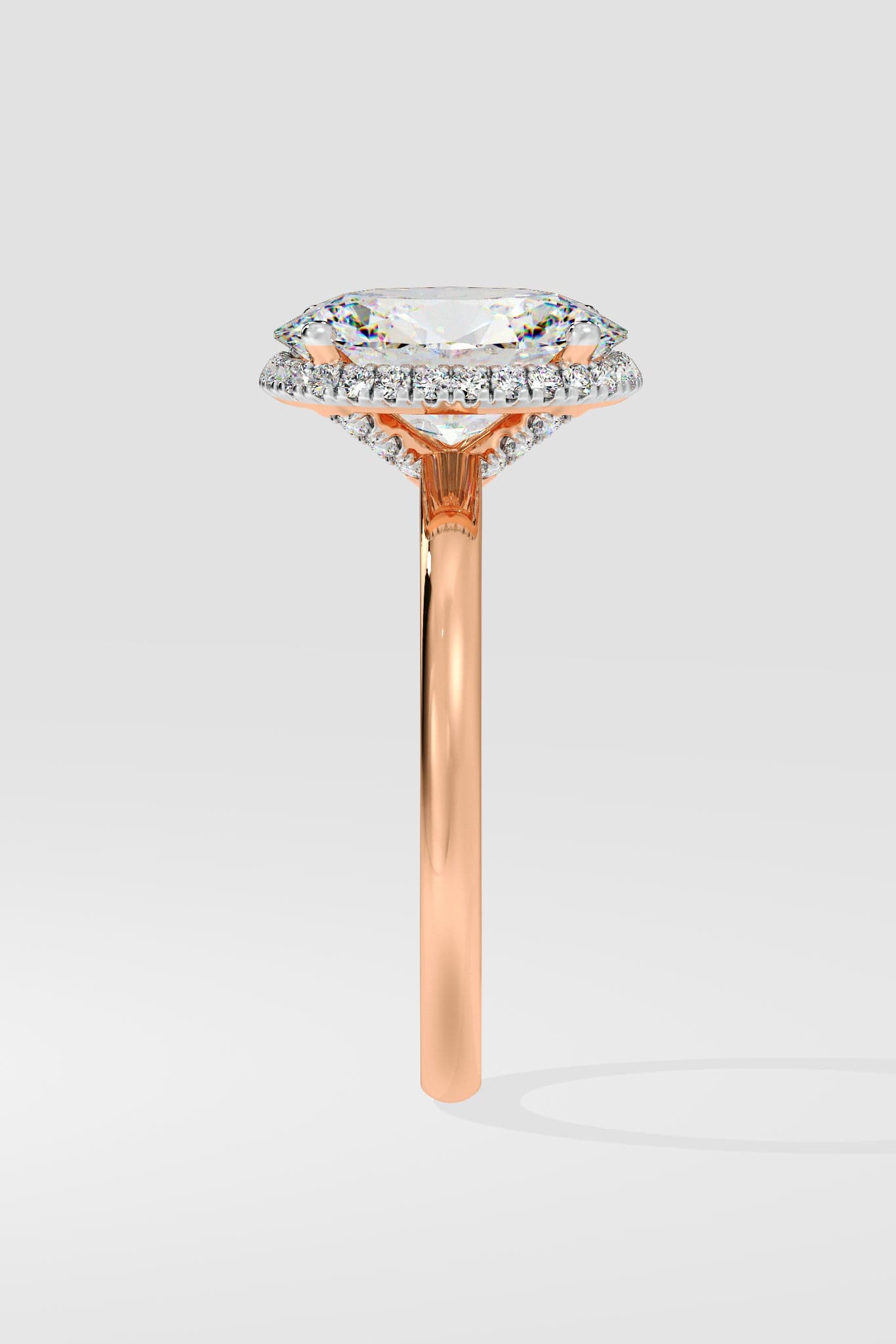 2 ct Oval Halo Ring