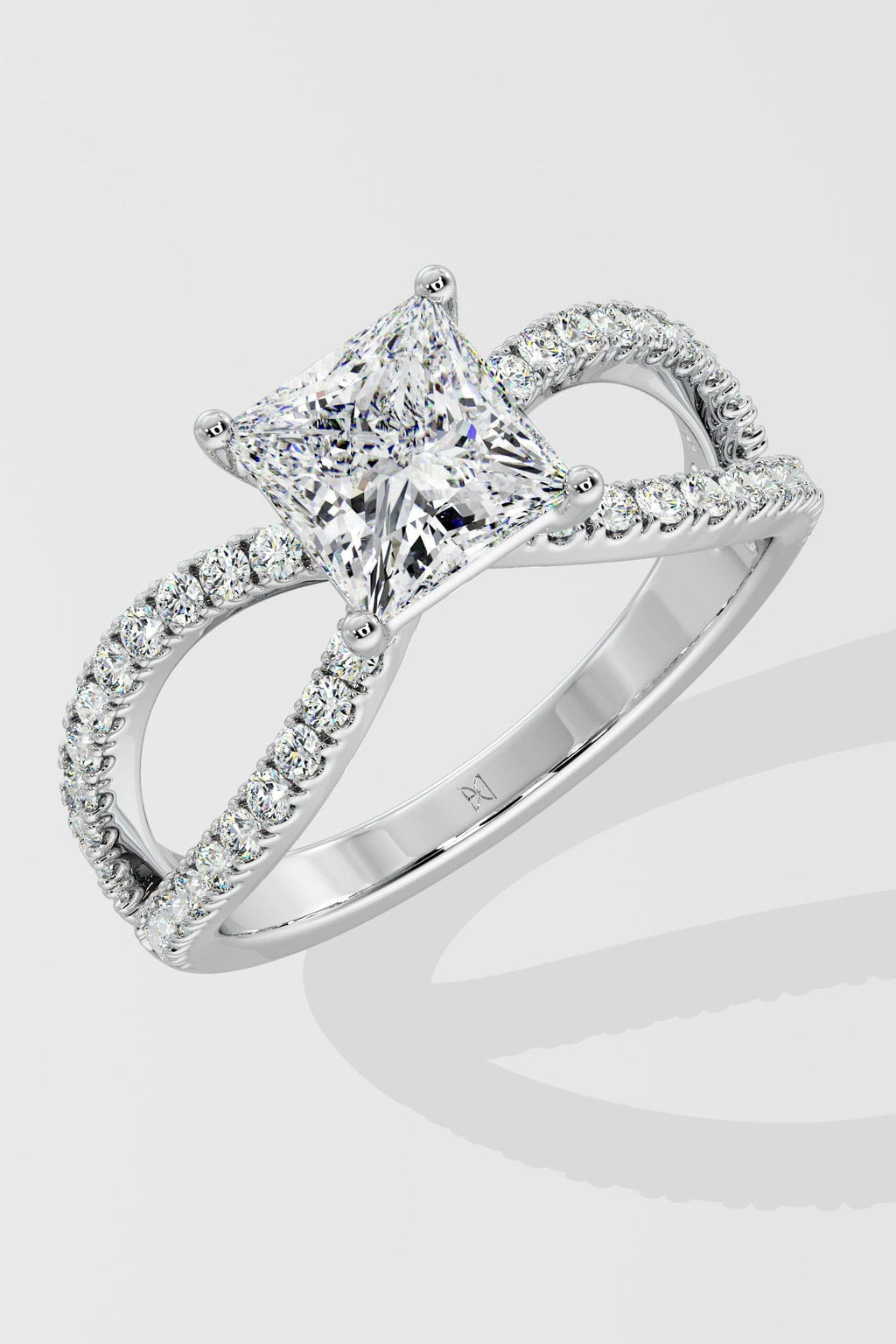 1.5 ct Princess Bow Ring