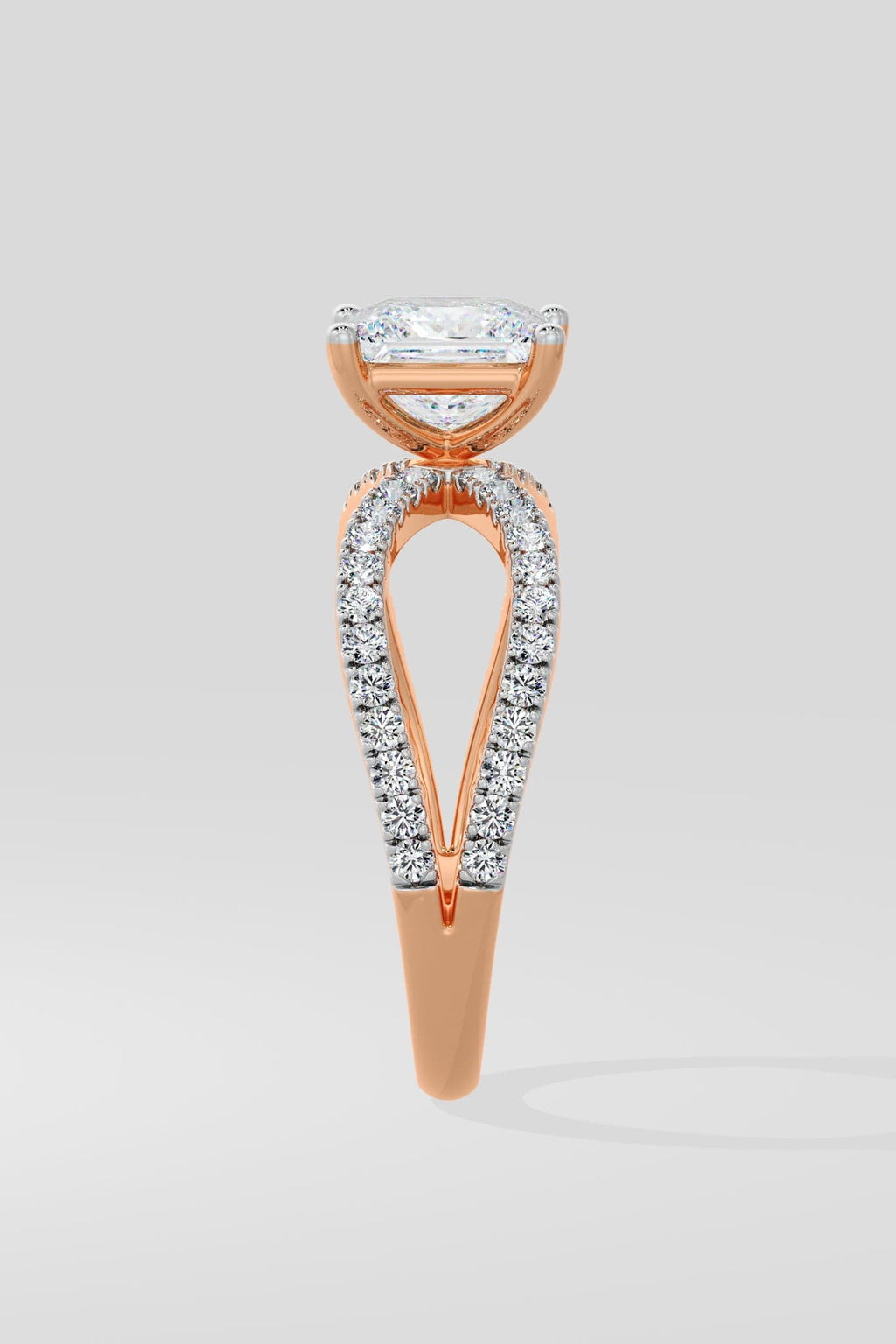 1.5 ct Princess Bow Ring