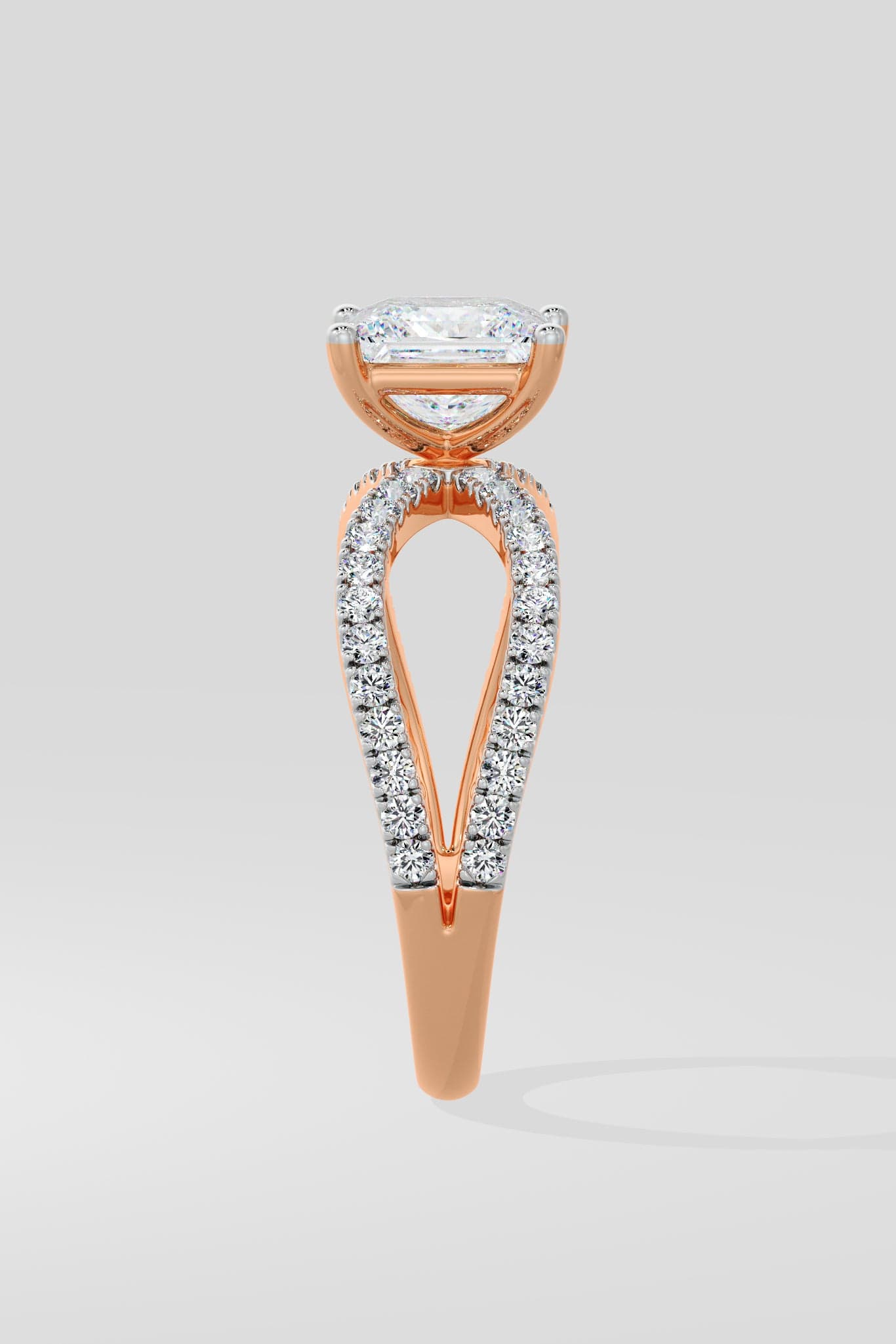 1.5 ct Princess Bow Ring