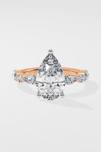 2 ct Pear Askew Ring