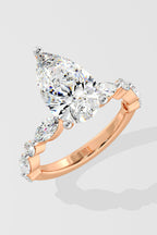 2 ct Pear Askew Ring