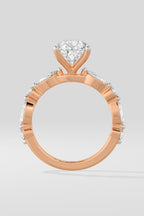 2 ct Pear Askew Ring