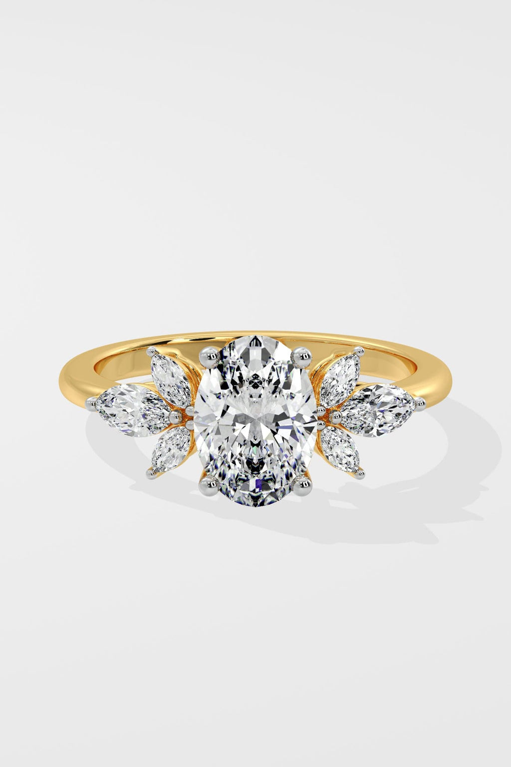 1 ct Canopy Oval Ring
