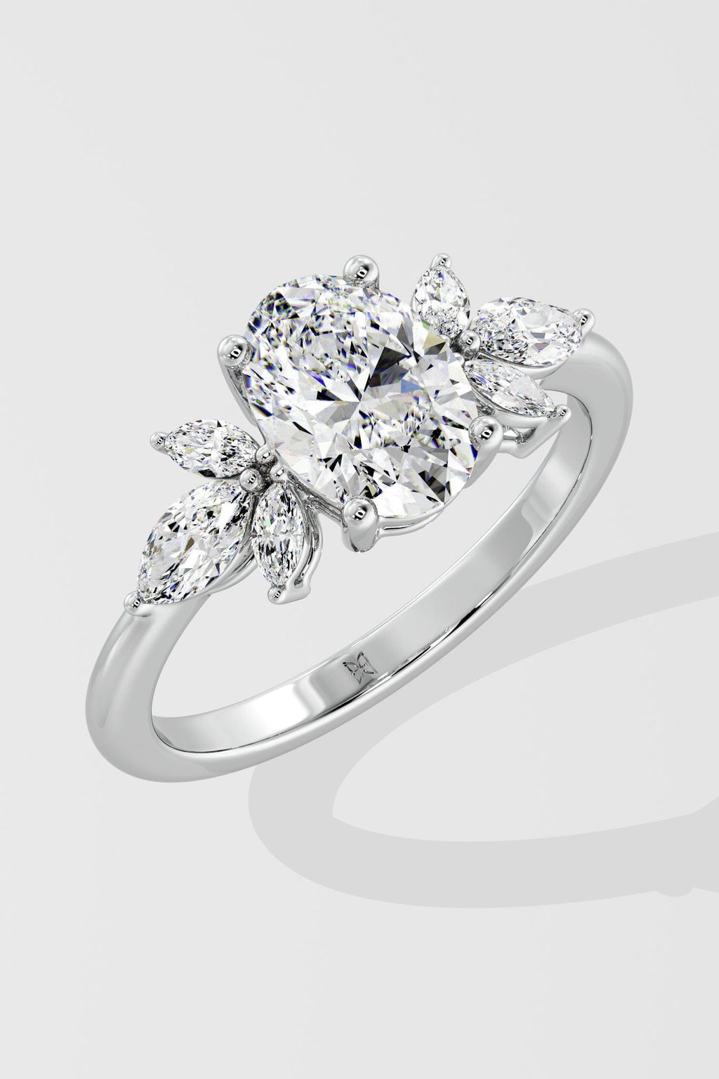 1 ct Canopy Oval Ring