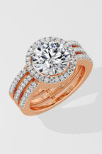 2 ct Aurora Triple Row Ring