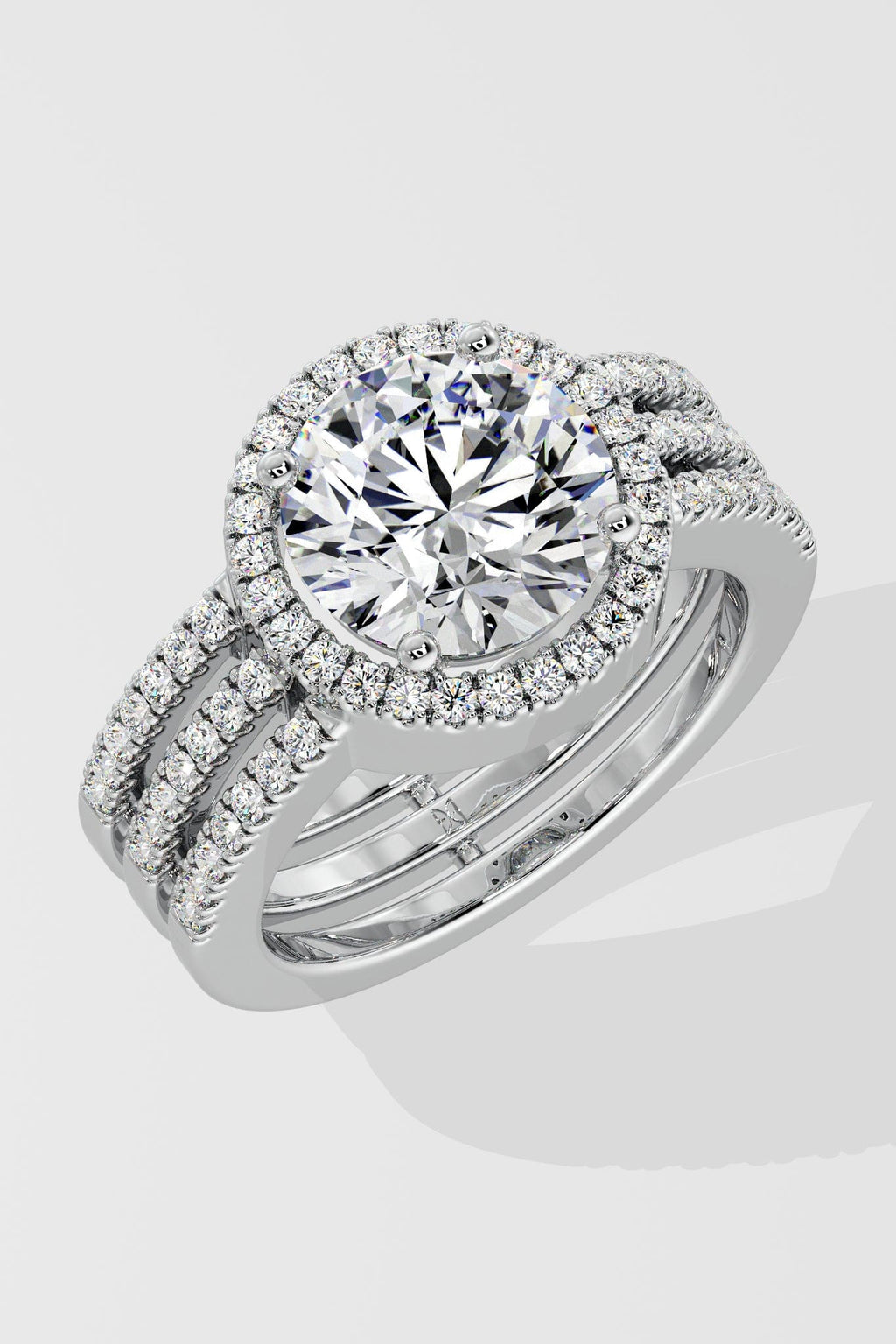 2 ct Aurora Triple Row Ring