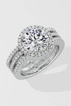 2 ct Aurora Triple Row Ring