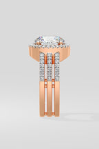 2 ct Aurora Triple Row Ring