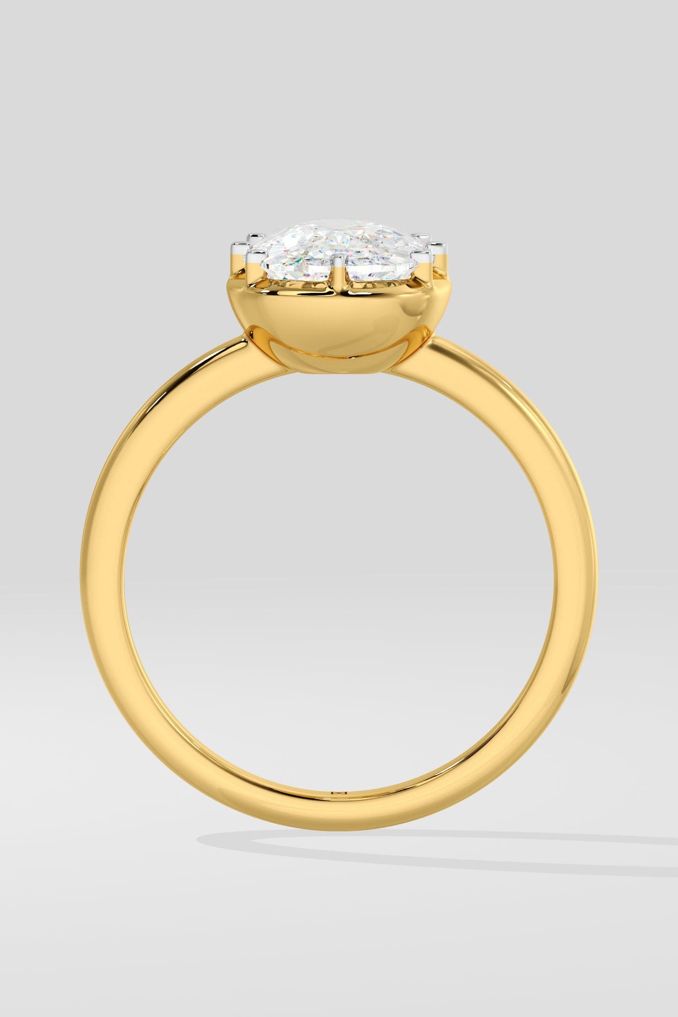 4 ct Andrea Cushion Ring