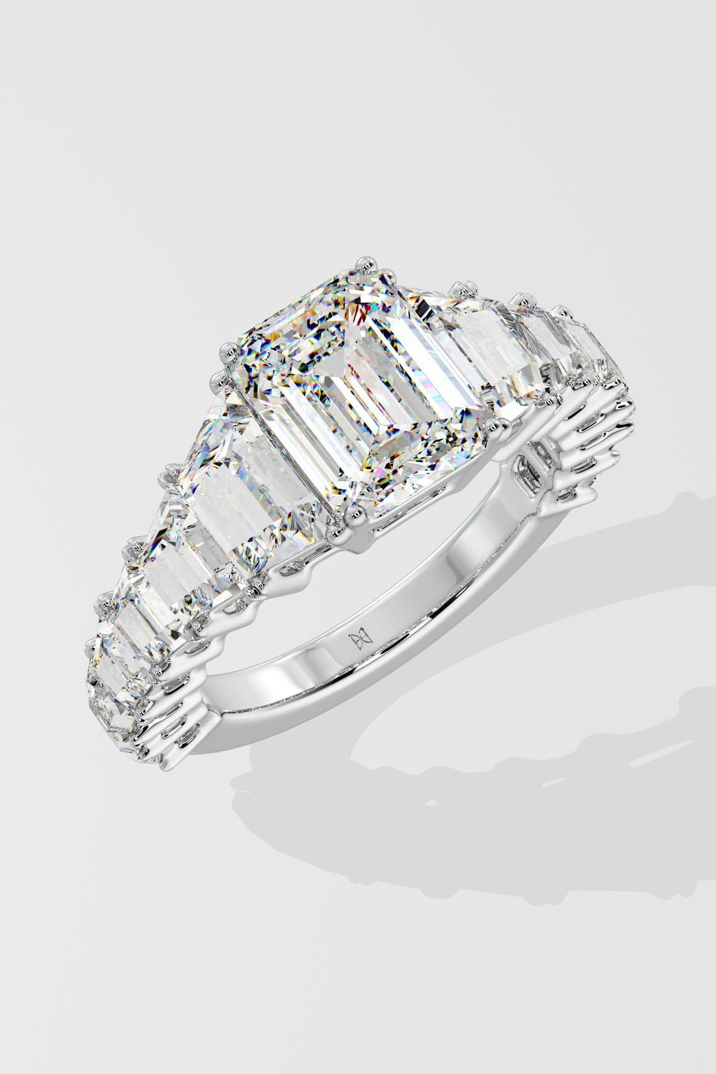 3 ct Emerald Grandeur Ring