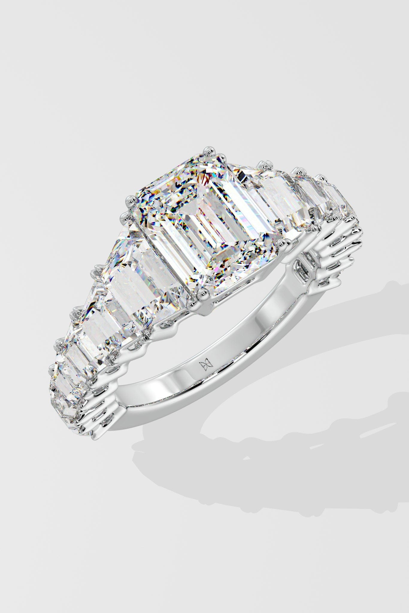 3 ct Emerald Grandeur Ring