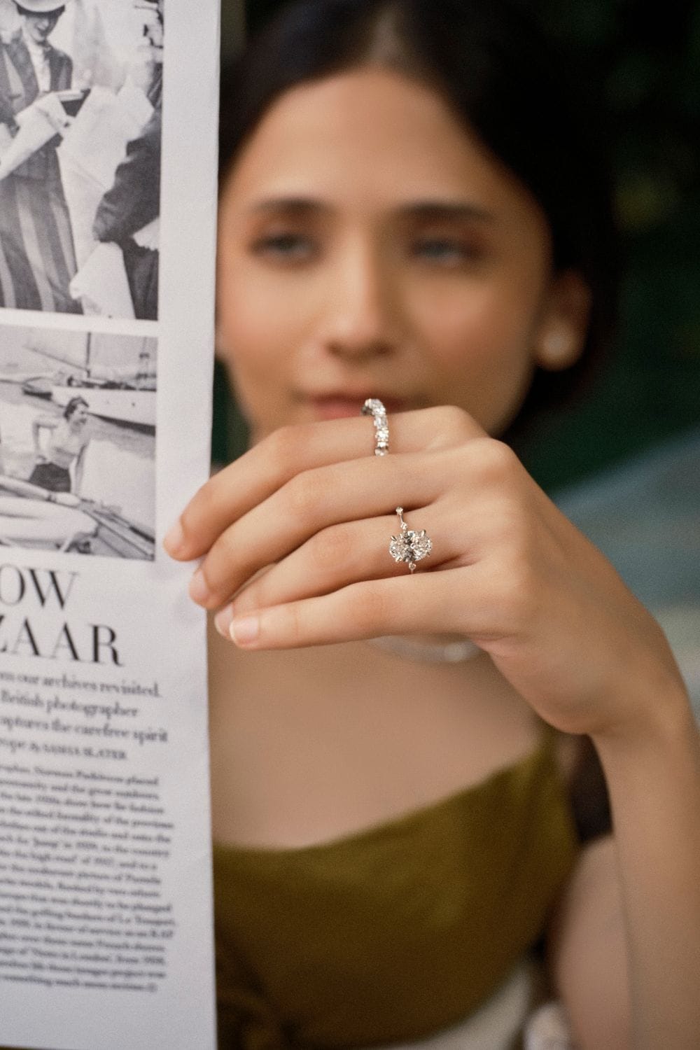 1.5 ct Spaced Oval Ring