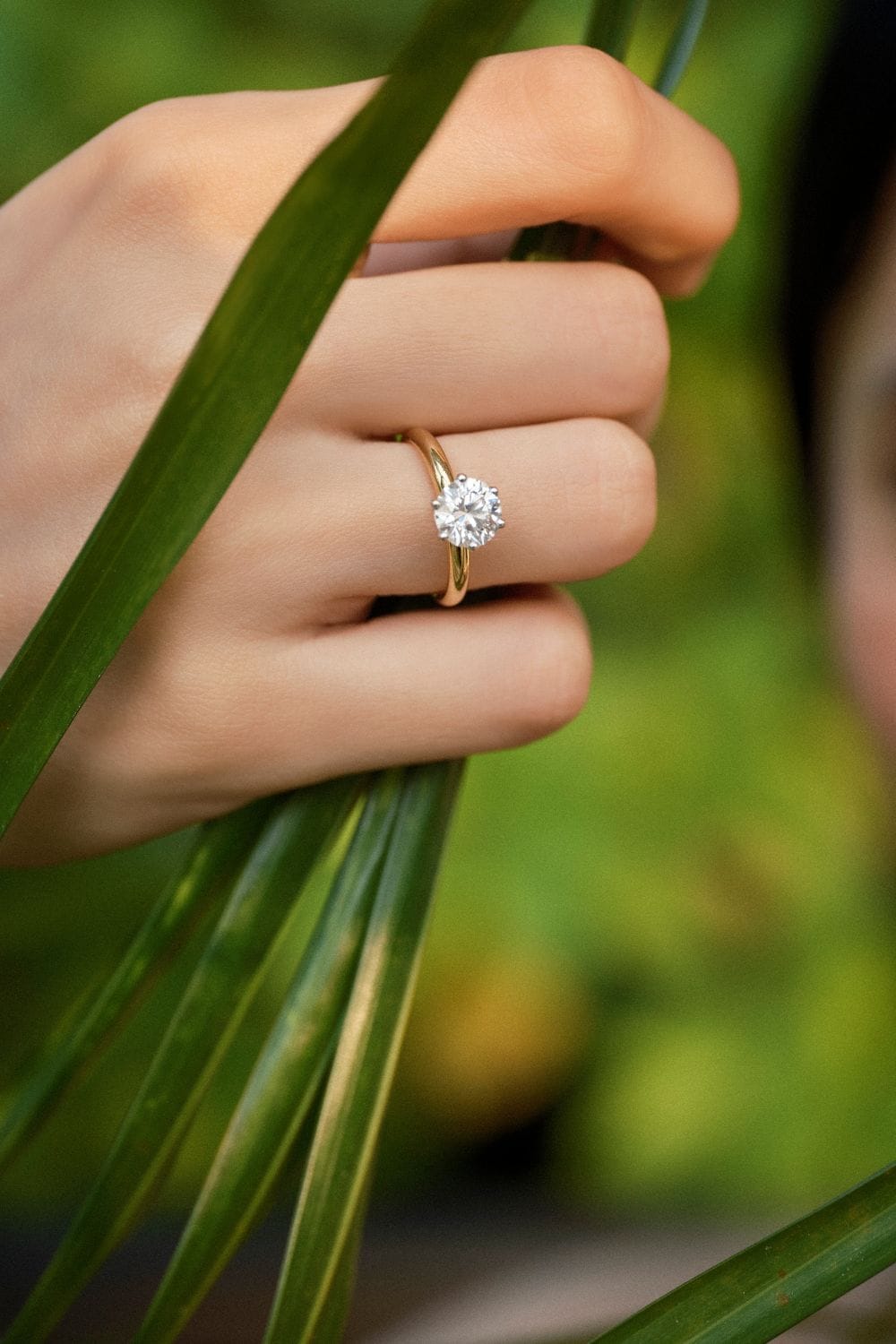 1 ct Tapered Solitaire Ring