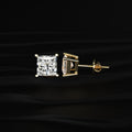 2ct Princess Cut Diamond Earrings