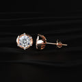 Round Brilliant Diamond Earrings