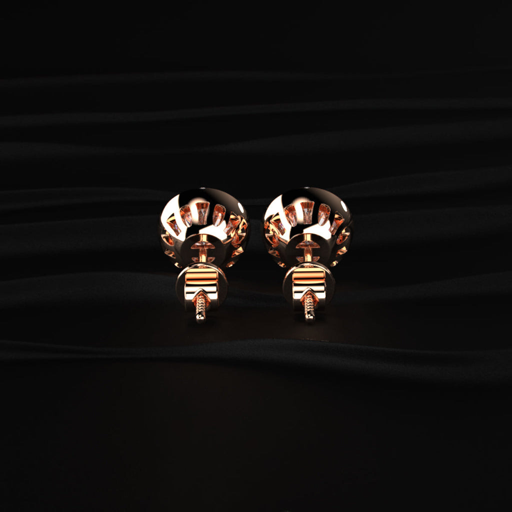 Round Brilliant Diamond Earrings