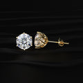 2Ctw Lotus Radiance with Round Solitaire Stud